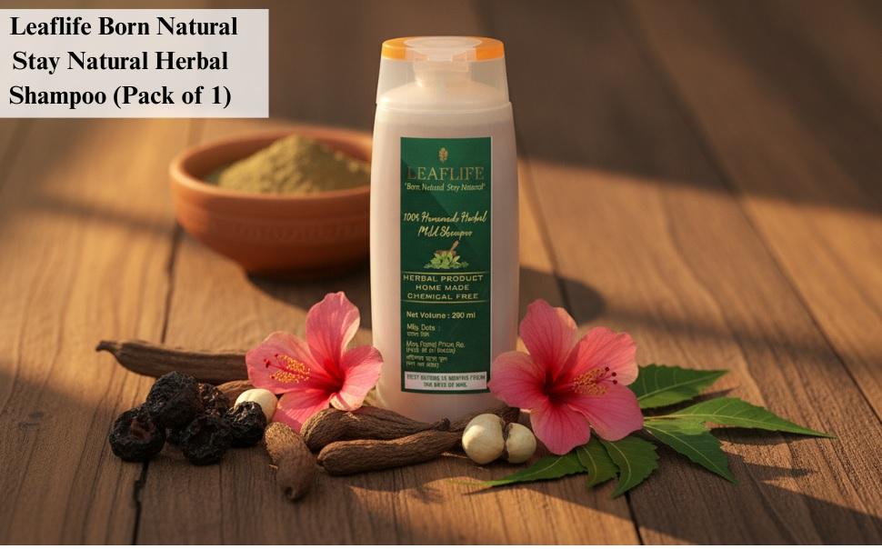 Handmade Herbal Shampoo | Handmade Natural Hair Care Formula | Deep Cleansing & Nourishing Shampoo for Healthy Hair | Sulphate & Paraben Free | 200Ml| Men & Women |